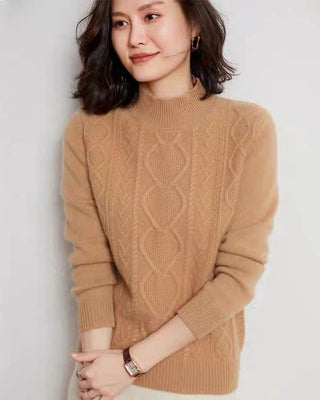 MARGOT HALF HIGH COLLAR SWEATER