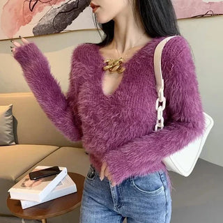Chain Patchwork sweater