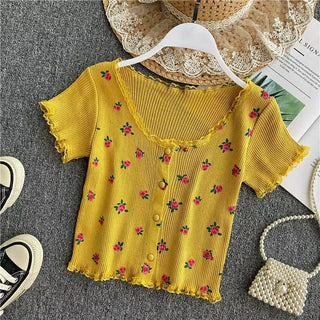 VINTAGE FLORAL PRINT BERRY COLOURS TOP